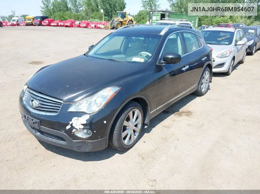 2011 Infiniti Ex35 Journey VIN: JN1AJ0HR6BM854607 Lot: 42635509