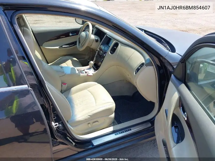 2011 Infiniti Ex35 Journey VIN: JN1AJ0HR6BM854607 Lot: 42635509