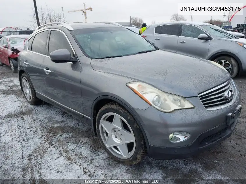 2012 Infiniti Ex35 VIN: JN1AJ0HR3CM453176 Lot: 12261215