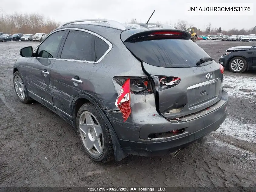 2012 Infiniti Ex35 VIN: JN1AJ0HR3CM453176 Lot: 12261215