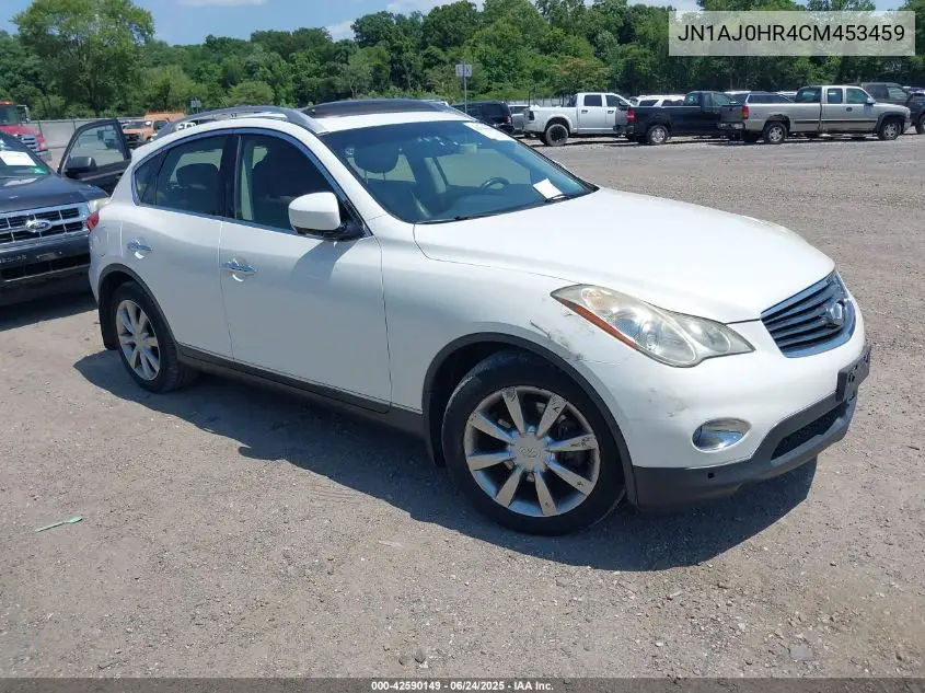 2012 Infiniti Ex35 Journey VIN: JN1AJ0HR4CM453459 Lot: 42590149