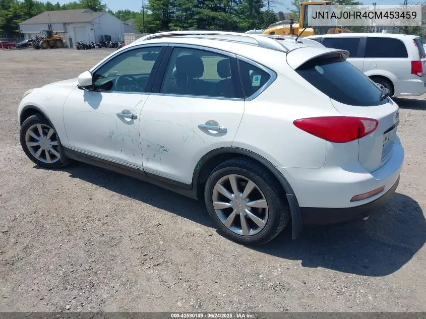 2012 Infiniti Ex35 Journey VIN: JN1AJ0HR4CM453459 Lot: 42590149