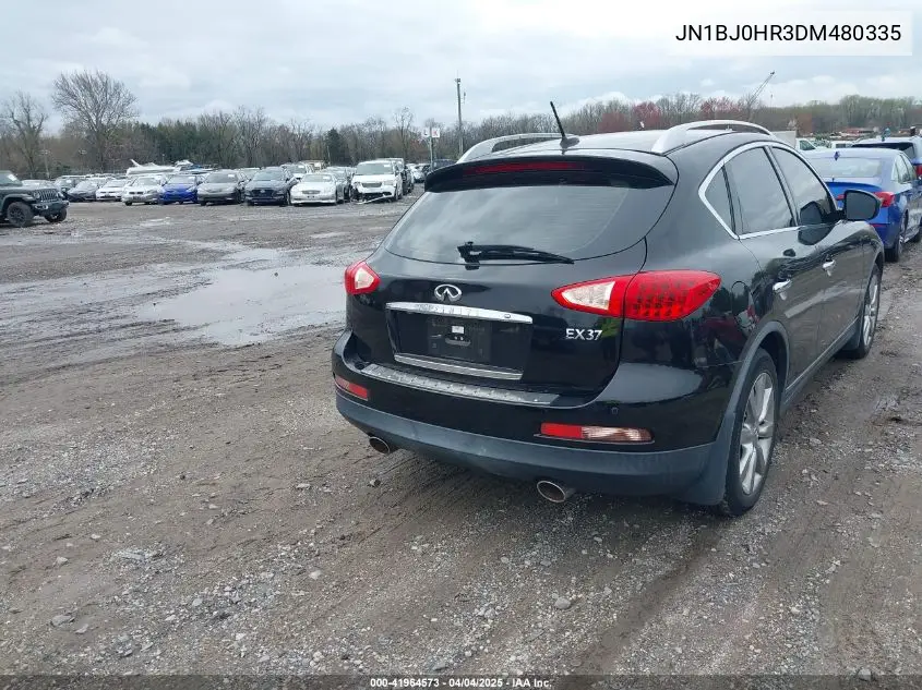 2013 Infiniti Ex37 Journey VIN: JN1BJ0HR3DM480335 Lot: 41964573