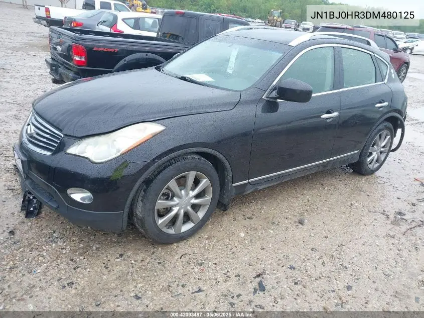 2013 Infiniti Ex37 VIN: JN1BJ0HR3DM480125 Lot: 42093497