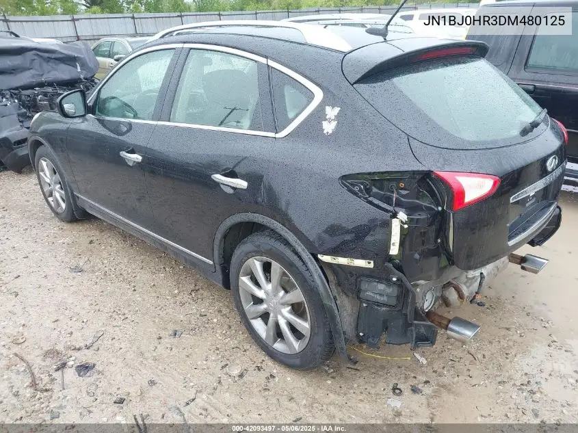 2013 Infiniti Ex37 VIN: JN1BJ0HR3DM480125 Lot: 42093497