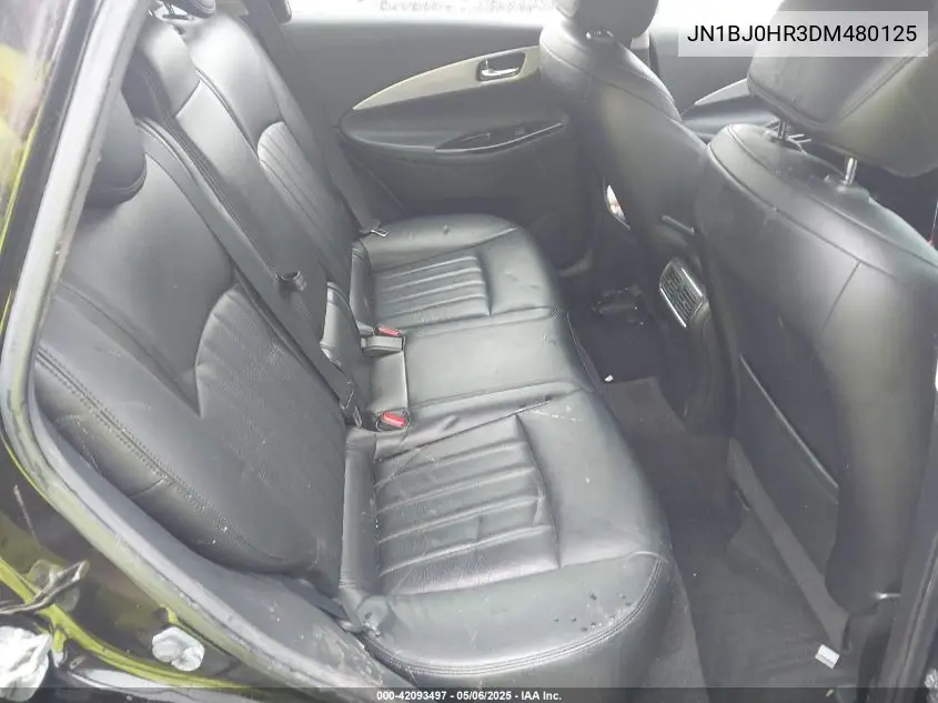 2013 Infiniti Ex37 VIN: JN1BJ0HR3DM480125 Lot: 42093497