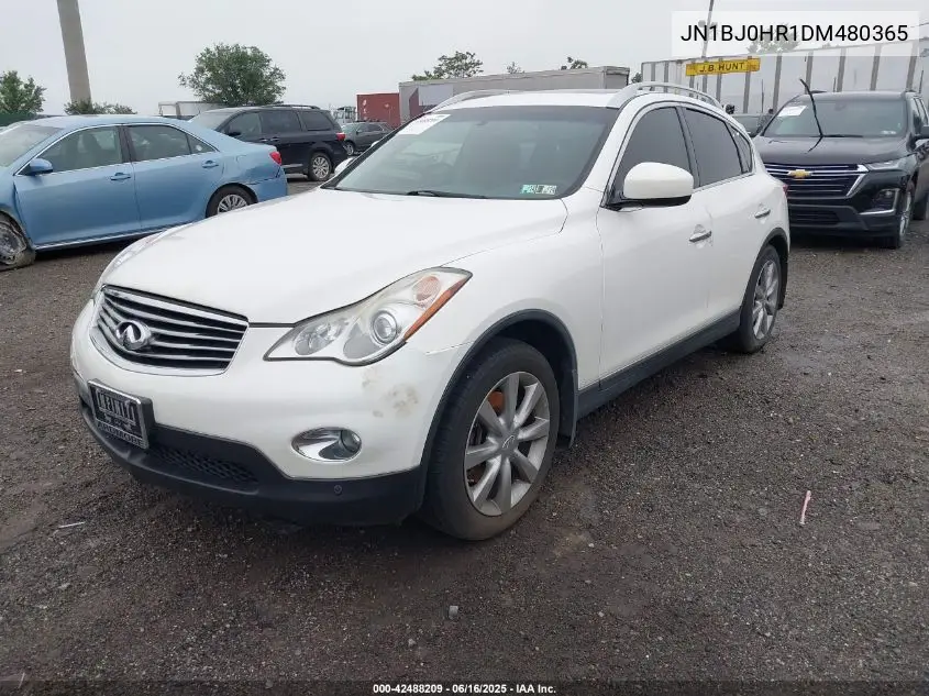 2013 Infiniti Ex37 Journey VIN: JN1BJ0HR1DM480365 Lot: 42488209