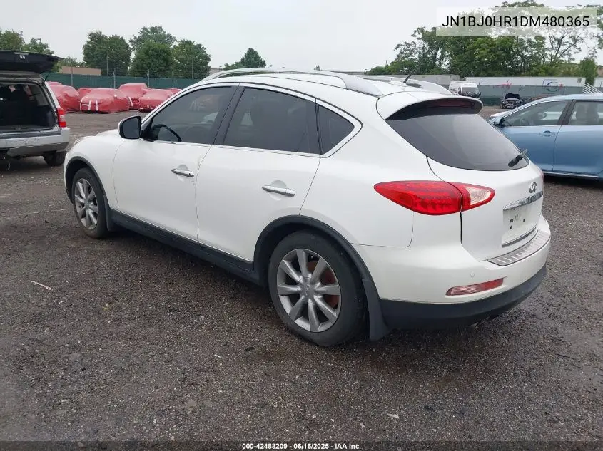 2013 Infiniti Ex37 Journey VIN: JN1BJ0HR1DM480365 Lot: 42488209
