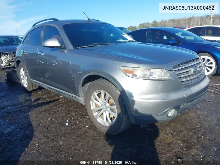 2003 Infiniti Fx35 VIN: JNRAS08U13X000462 Lot: 41433758