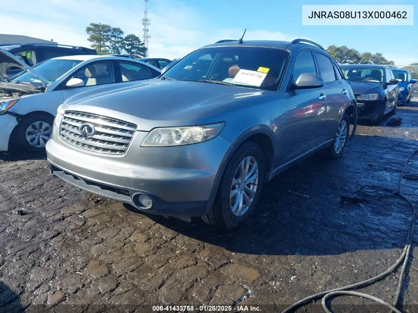 2003 Infiniti Fx35 VIN: JNRAS08U13X000462 Lot: 41433758