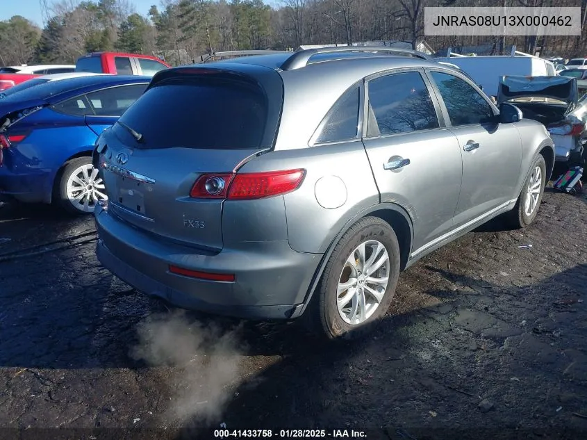 2003 Infiniti Fx35 VIN: JNRAS08U13X000462 Lot: 41433758