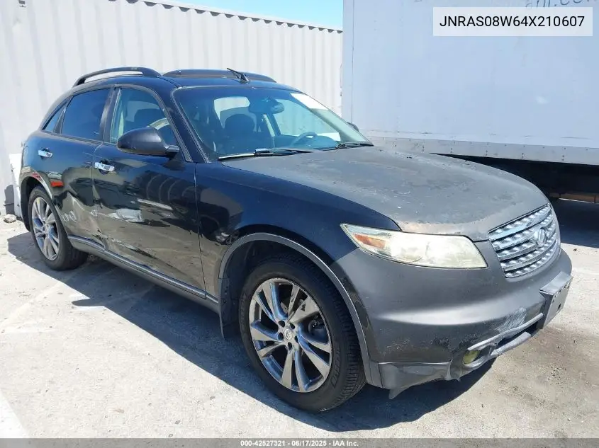 2004 Infiniti Fx35 VIN: JNRAS08W64X210607 Lot: 42527321