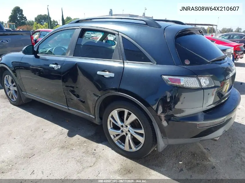 2004 Infiniti Fx35 VIN: JNRAS08W64X210607 Lot: 42527321
