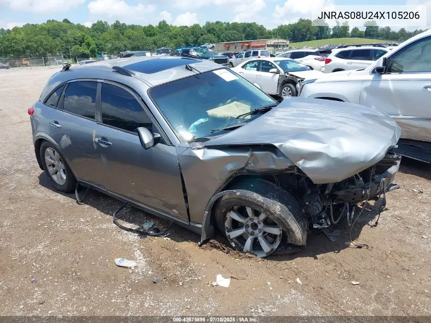 2004 Infiniti Fx35 VIN: JNRAS08U24X105206 Lot: 42675898