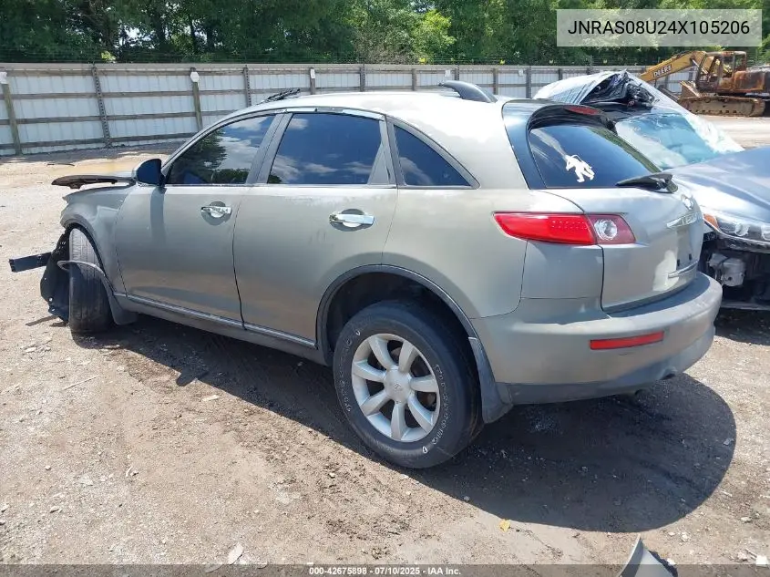 2004 Infiniti Fx35 VIN: JNRAS08U24X105206 Lot: 42675898