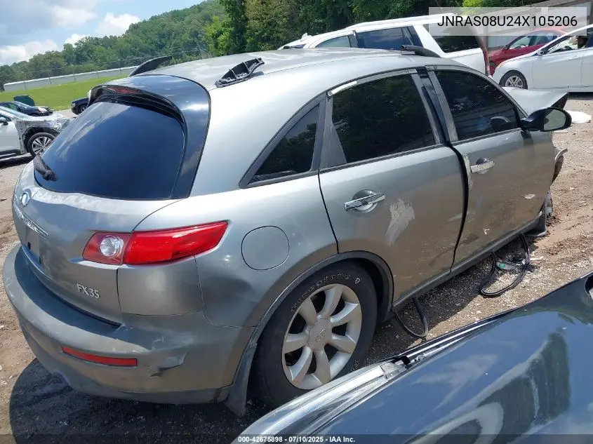 2004 Infiniti Fx35 VIN: JNRAS08U24X105206 Lot: 42675898