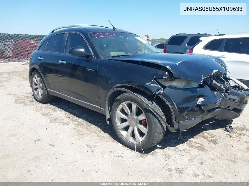 2005 Infiniti Fx35 VIN: JNRAS08U65X109633 Lot: 41957837