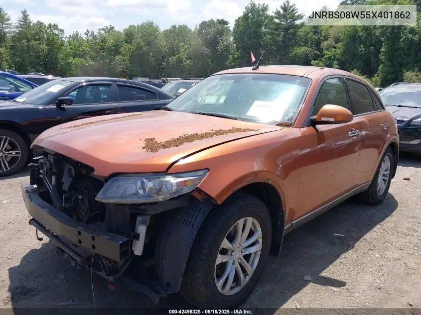 2005 Infiniti Fx45 VIN: JNRBS08W55X401862 Lot: 42498325