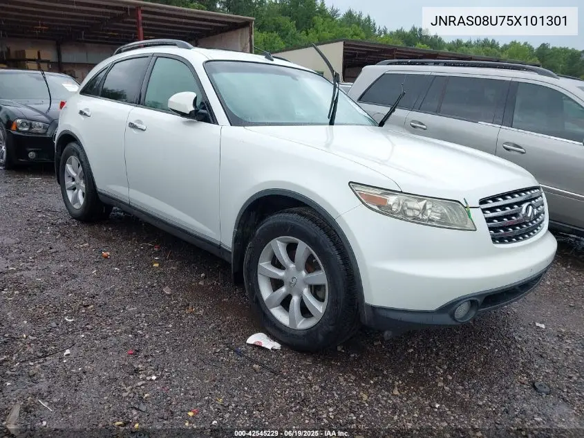 2005 Infiniti Fx35 VIN: JNRAS08U75X101301 Lot: 42545229