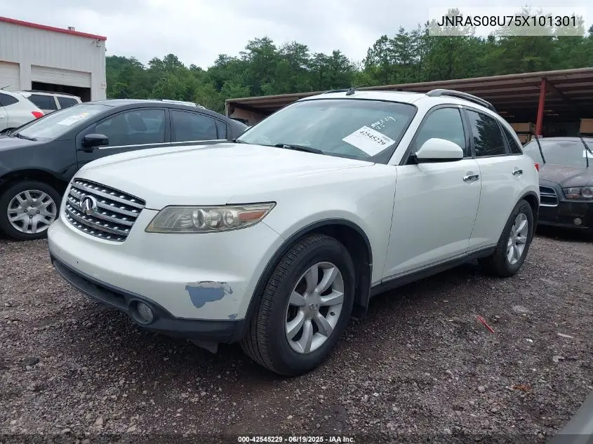 2005 Infiniti Fx35 VIN: JNRAS08U75X101301 Lot: 42545229