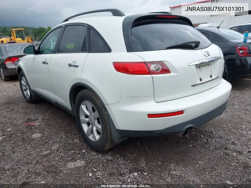 2005 Infiniti Fx35 VIN: JNRAS08U75X101301 Lot: 42545229