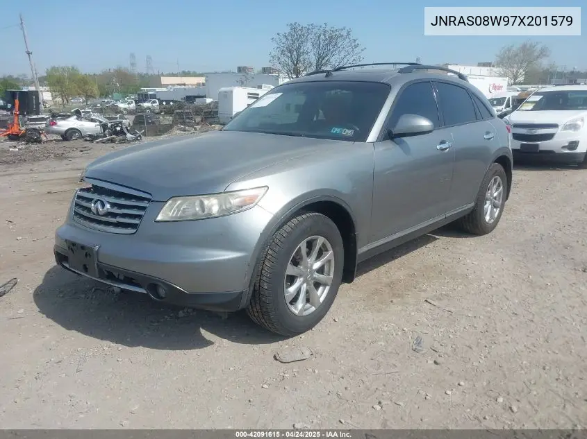 2007 Infiniti Fx35 VIN: JNRAS08W97X201579 Lot: 42091615