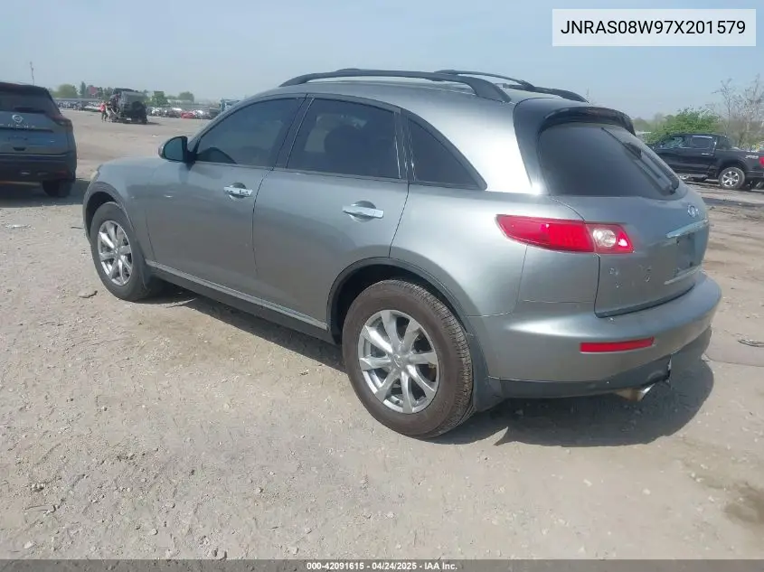 2007 Infiniti Fx35 VIN: JNRAS08W97X201579 Lot: 42091615