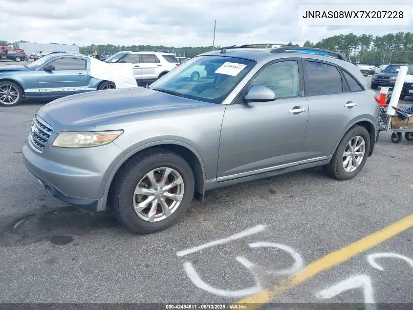 2007 Infiniti Fx35 VIN: JNRAS08WX7X207228 Lot: 42484811