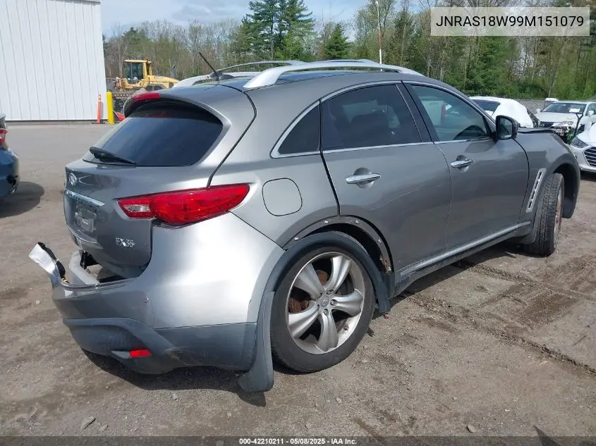 2009 Infiniti Fx35 VIN: JNRAS18W99M151079 Lot: 42210211