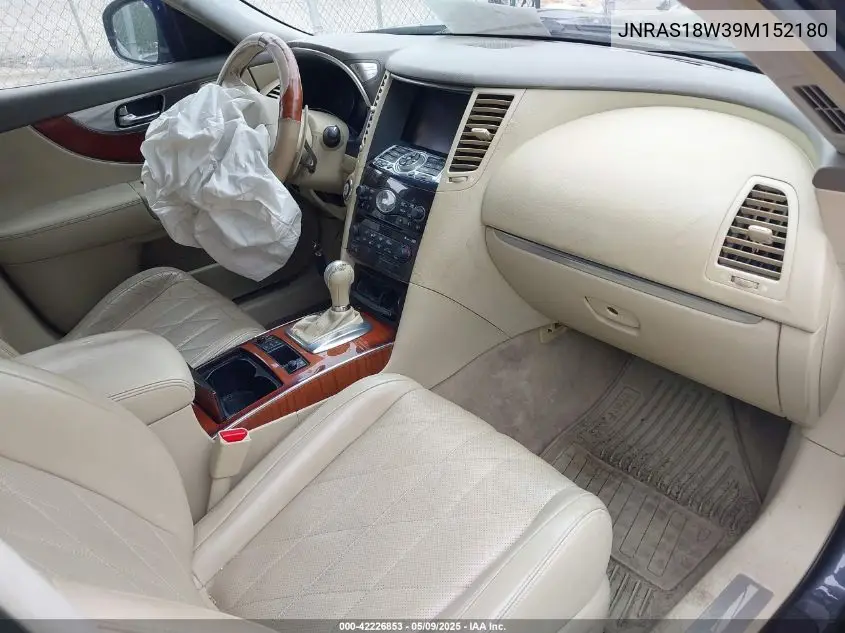 2009 Infiniti Fx35 VIN: JNRAS18W39M152180 Lot: 42226853