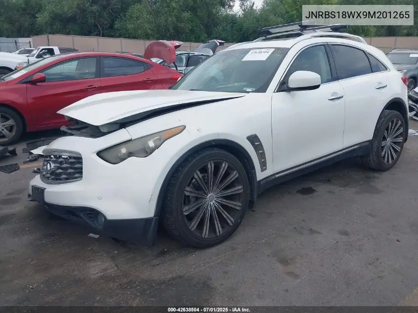 2009 Infiniti Fx50 VIN: JNRBS18WX9M201265 Lot: 42638504