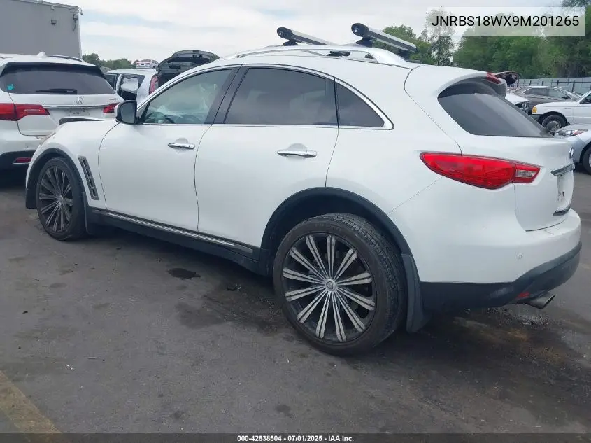 2009 Infiniti Fx50 VIN: JNRBS18WX9M201265 Lot: 42638504