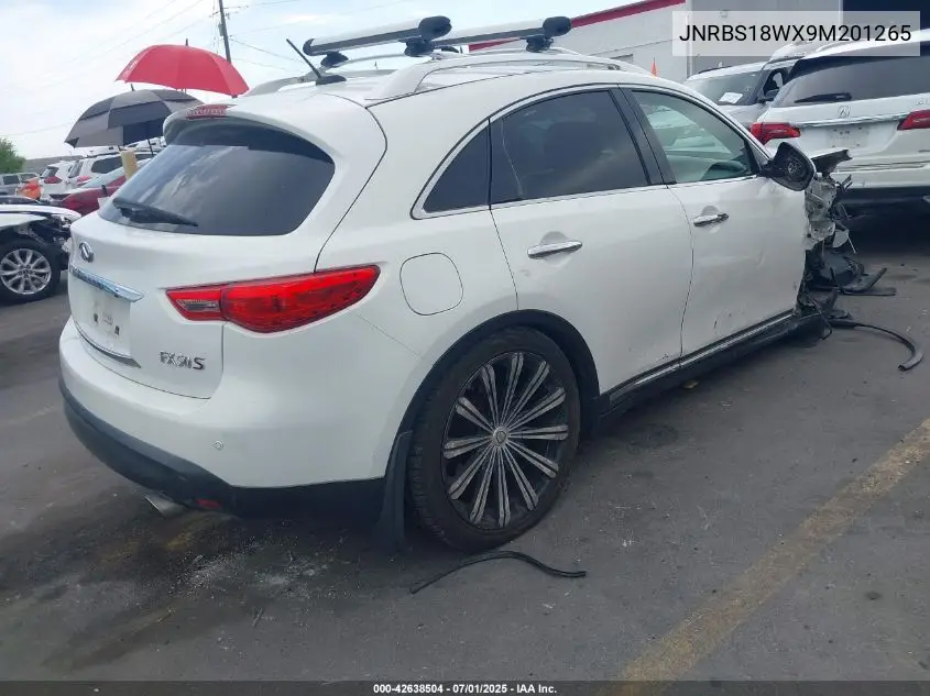 2009 Infiniti Fx50 VIN: JNRBS18WX9M201265 Lot: 42638504