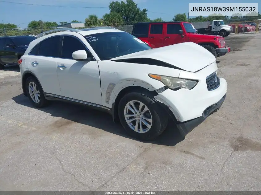 2009 Infiniti Fx35 VIN: JNRAS18W39M155032 Lot: 42638574
