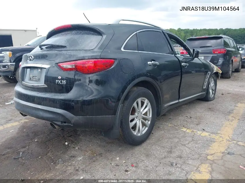 2009 Infiniti Fx35 VIN: JNRAS18U39M104564 Lot: 42723444