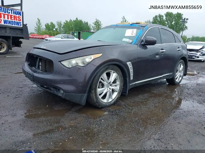 2010 Infiniti Fx35 VIN: JN8AS1MWXAM855659 Lot: 42105249