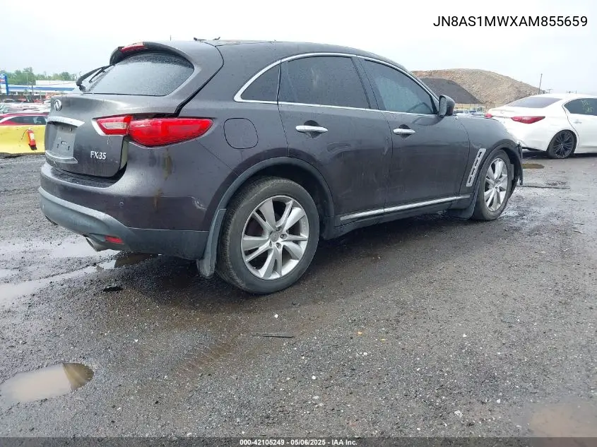 2010 Infiniti Fx35 VIN: JN8AS1MWXAM855659 Lot: 42105249