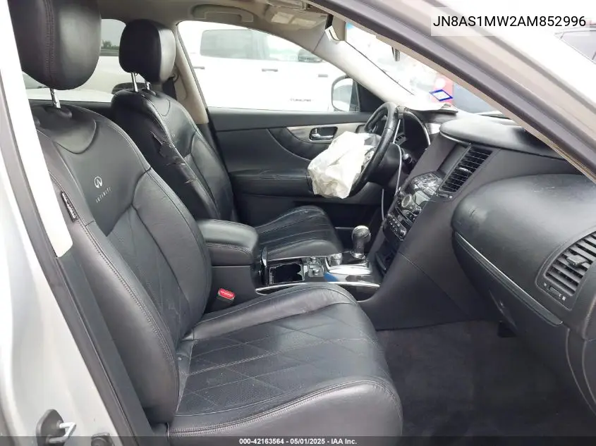 2010 Infiniti Fx35 VIN: JN8AS1MW2AM852996 Lot: 42163564