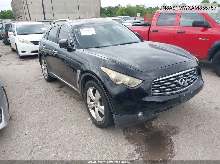 2010 Infiniti Fx35 VIN: JN8AS1MWXAM855757 Lot: 42169817
