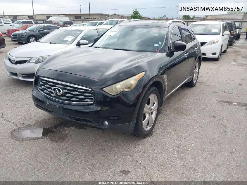 2010 Infiniti Fx35 VIN: JN8AS1MWXAM855757 Lot: 42169817