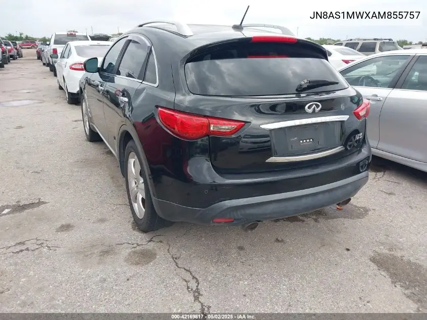 2010 Infiniti Fx35 VIN: JN8AS1MWXAM855757 Lot: 42169817