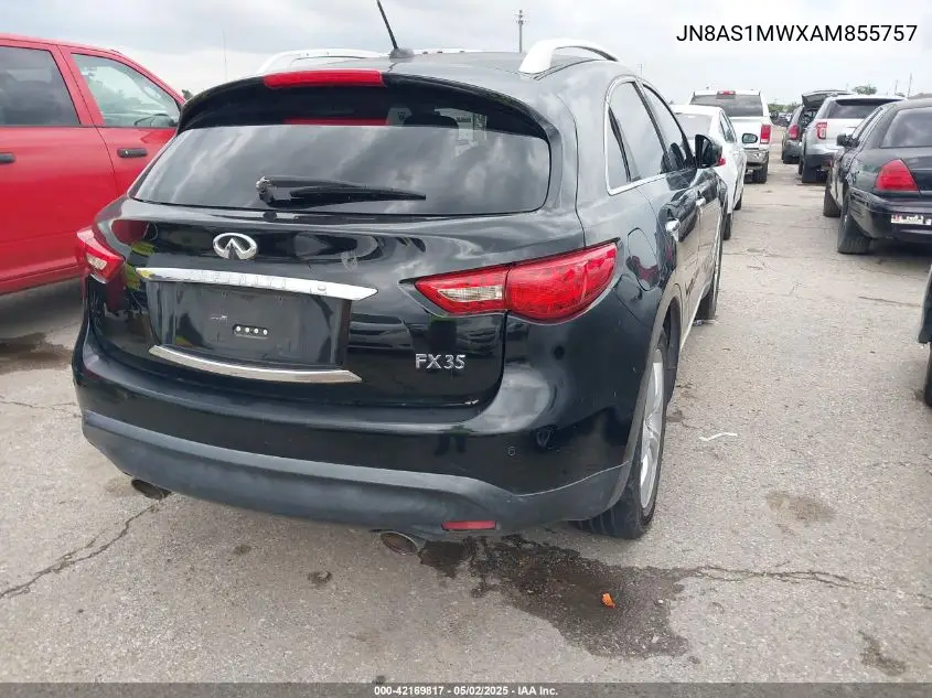 2010 Infiniti Fx35 VIN: JN8AS1MWXAM855757 Lot: 42169817