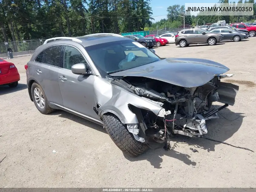 2010 Infiniti Fx35 VIN: JN8AS1MWXAM850350 Lot: 42466041
