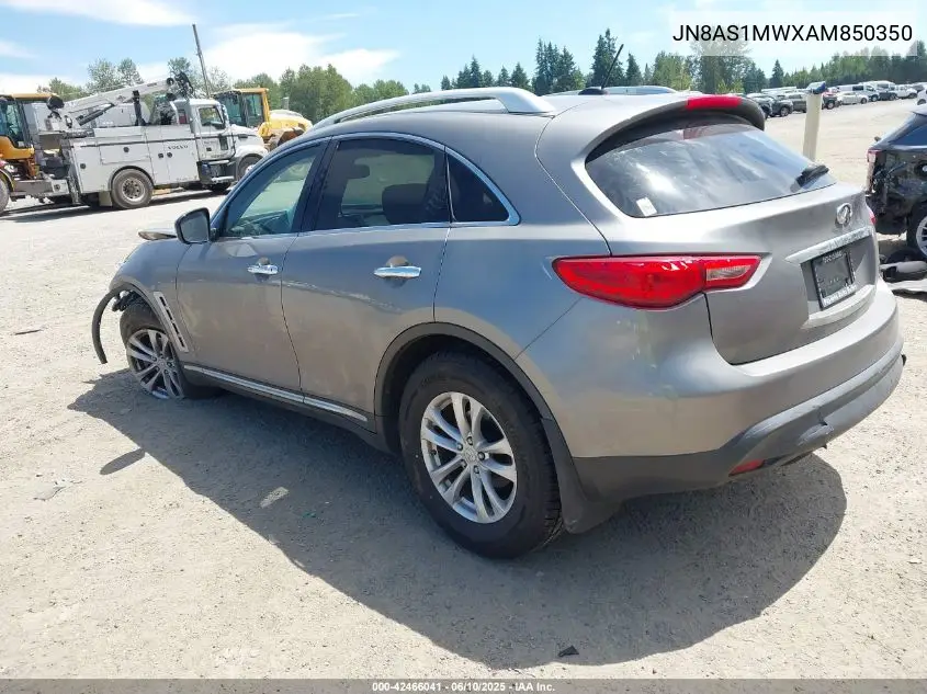 2010 Infiniti Fx35 VIN: JN8AS1MWXAM850350 Lot: 42466041
