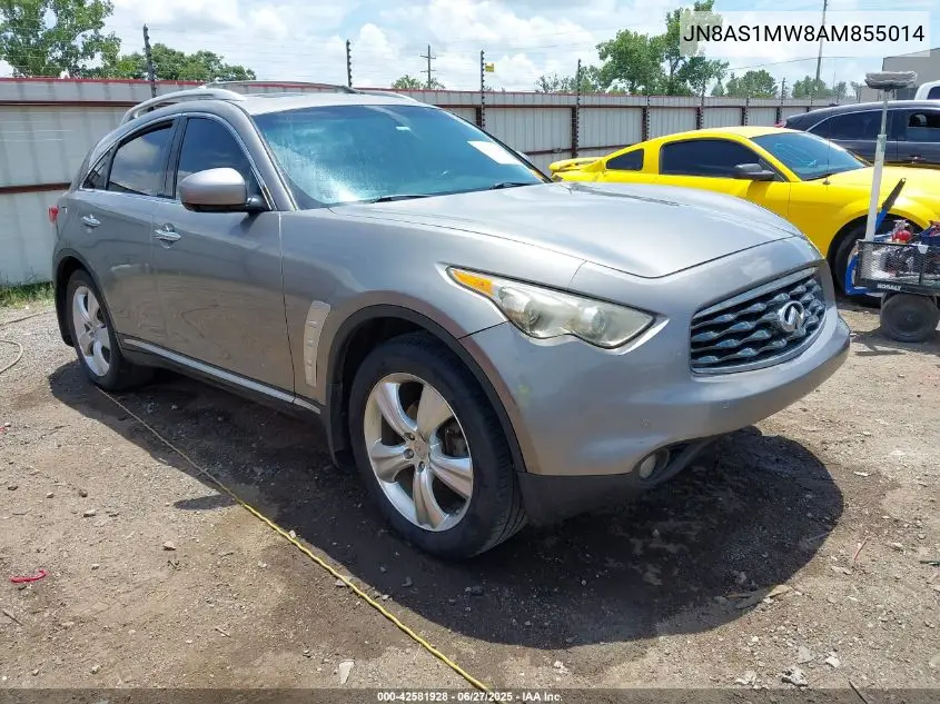 2010 Infiniti Fx35 VIN: JN8AS1MW8AM855014 Lot: 42581928