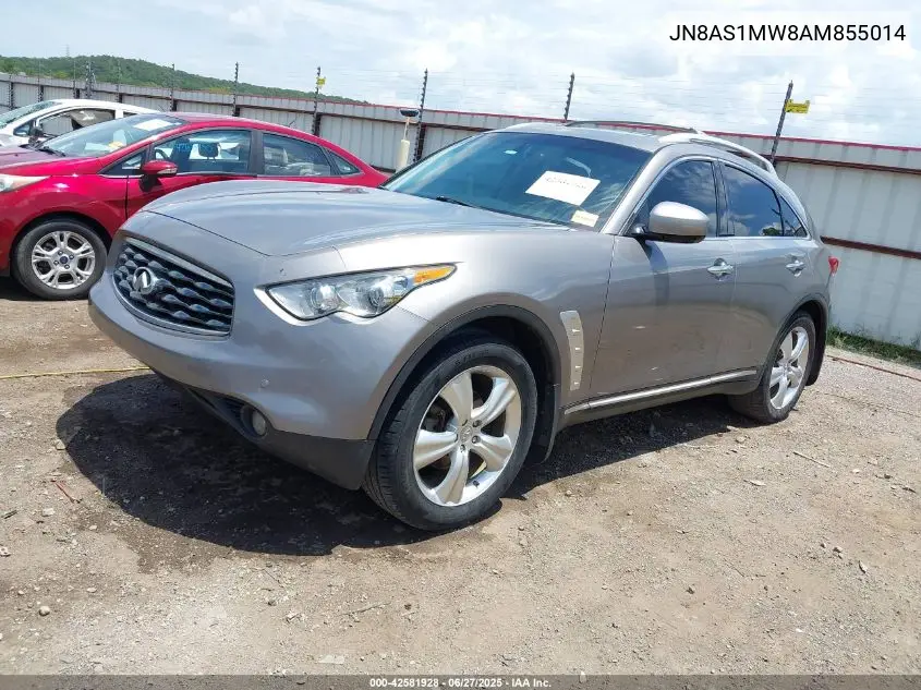2010 Infiniti Fx35 VIN: JN8AS1MW8AM855014 Lot: 42581928