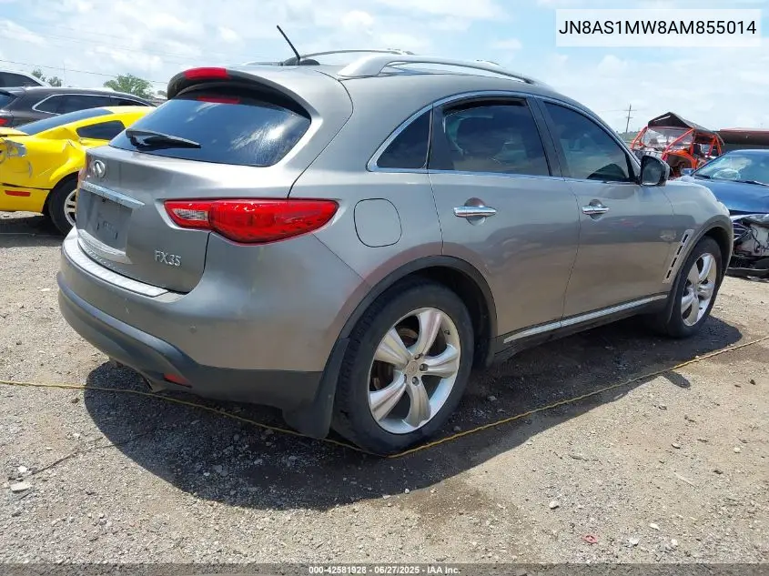2010 Infiniti Fx35 VIN: JN8AS1MW8AM855014 Lot: 42581928