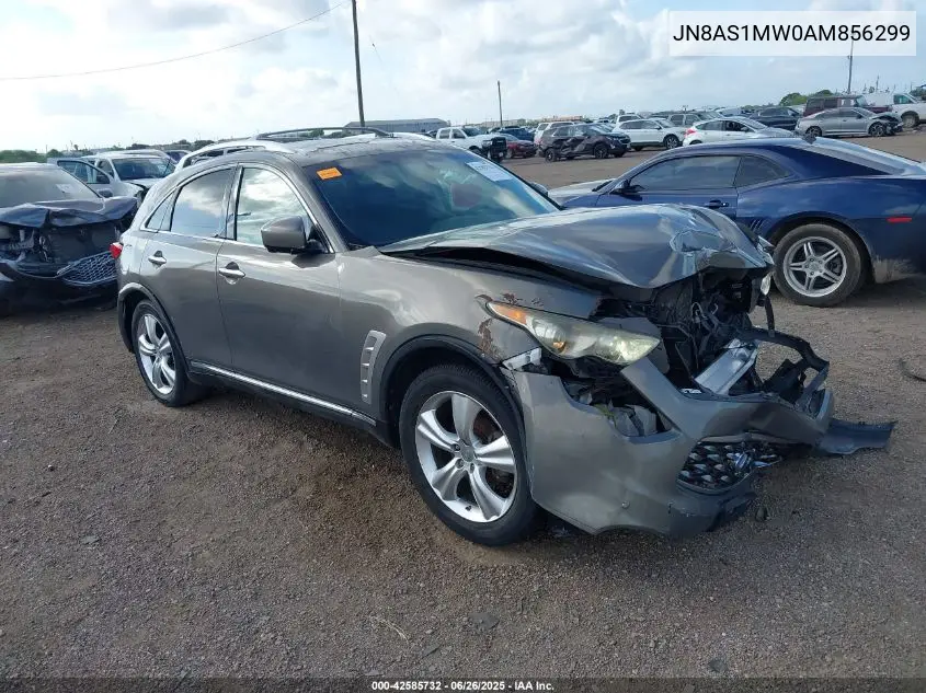 2010 Infiniti Fx35 VIN: JN8AS1MW0AM856299 Lot: 42585732