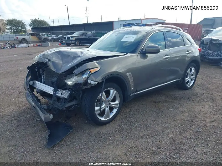2010 Infiniti Fx35 VIN: JN8AS1MW0AM856299 Lot: 42585732