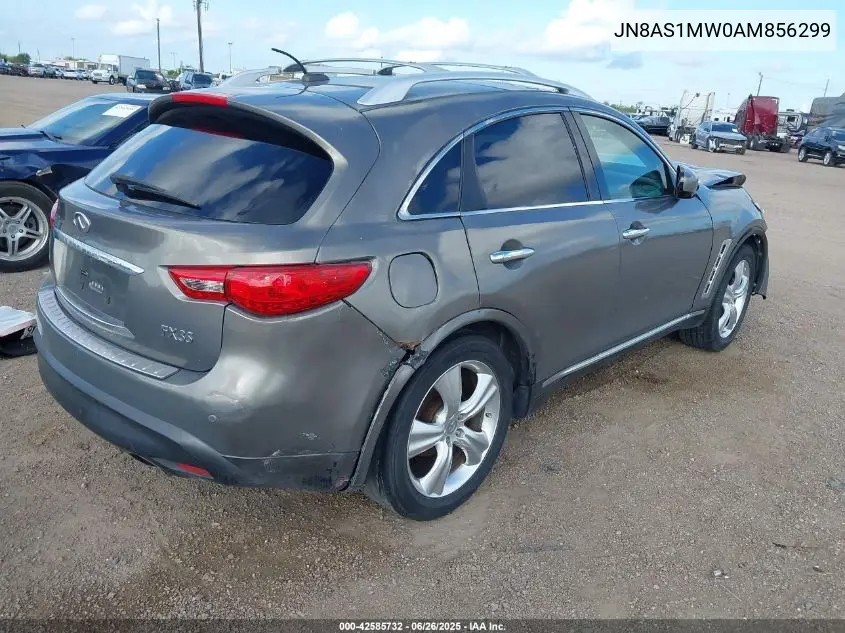 2010 Infiniti Fx35 VIN: JN8AS1MW0AM856299 Lot: 42585732
